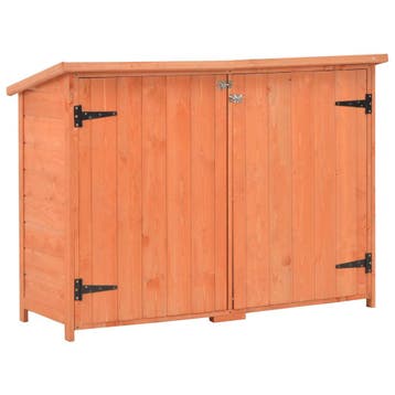 vidaXL Tuinberging 128x42x91 cm hout, Tuin en Terras, Verzenden, Nieuw