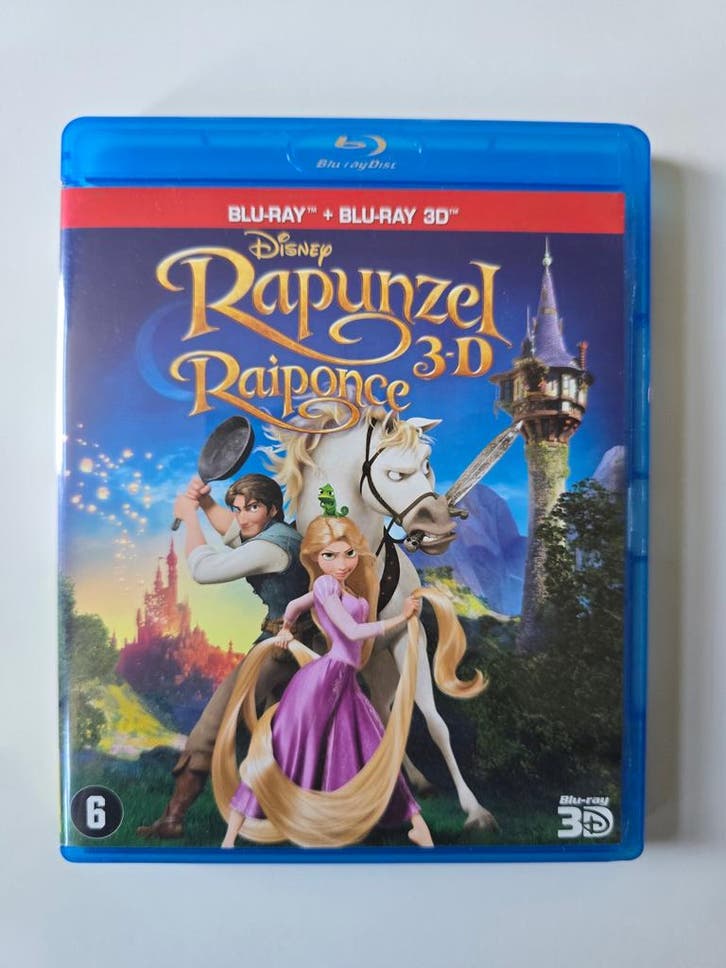 RAPUNZEL (3D + 2D) (BLURAY), Cd's en Dvd's, Blu-ray, Gebruikt