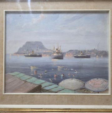 Antonio DUrso (1934-2015) - Paesaggio Marino con bagnanti, Antiquités & Art