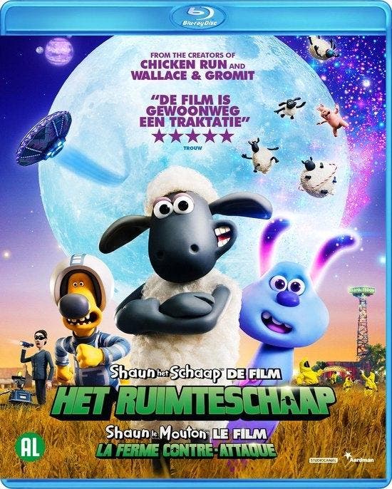 Shaun Het Schaap 2 - Het Ruimteschaap (Blu-ray) op Blu-ray, Cd's en Dvd's, Blu-ray, Nieuw in verpakking, Verzenden