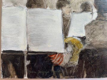 Jean Jacques Rene (1943) - Une Repetition - NO RESERVE, Antiek en Kunst, Kunst | Schilderijen | Klassiek