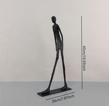 sculptuur, After Alberto Giacomettii Lhomme qui Marche