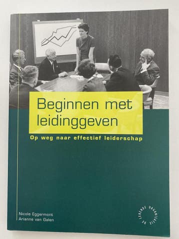 Beginnen met leidinggeven 9789058712011 a. van Galen, Verzenden, A. van Galen