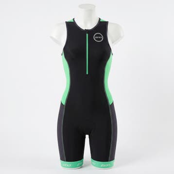 ZONE3 WOMENS AQUAFLO PLUS Trisuit Zwart / groen (AAA), Ophalen of Verzenden, Nieuw