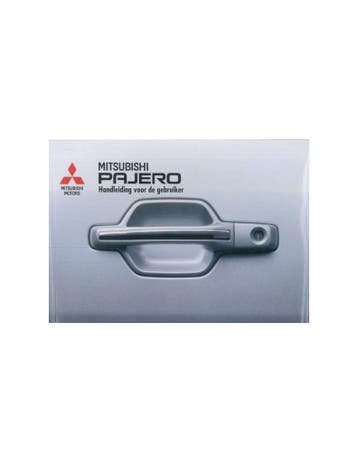 1999 MITSUBISHI PAJERO INSTRUCTIEBOEKJE NEDERLANDS, Auto diversen, Handleidingen en Instructieboekjes