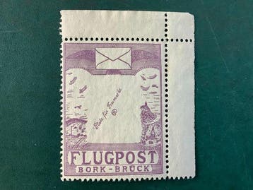 Empire allemand 1912 - Timbre-poste aérien semi-officiel :
