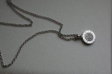Bvlgari - Halsketting - 18 karaat Witgoud - 0.25ct. tw., Nieuw