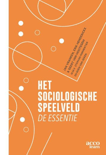 Het sociologische speelveld / Acco learn 9789464144048, Boeken, Verzenden, Zo goed als nieuw, Jan Vrancken