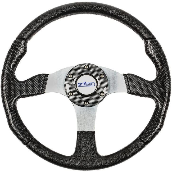 Seamaster Stuurwiel Boot 325mm Zwart, Watersport en Boten, Accessoires en Onderhoud, Nieuw, Ophalen of Verzenden