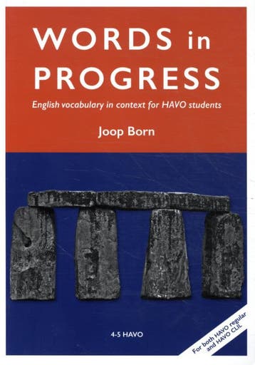Words in Progress 9789059972674 Joop Born, Verzenden, Zo goed als nieuw, Joop Born