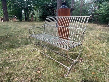 Tuinbank - Metaal - Klassiek - Antiek groen