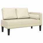 Chaise longue creme | Retour Deal | 34% Korting, Huis en Inrichting, Zetels | Zetels, Eenpersoons, Verzenden, Minder dan 75 cm