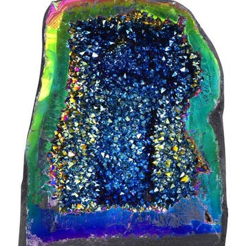 Améthyste arc-en-ciel - Géode - 28x19x15 cm- 9 kg