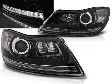 Daylight Black LED dagrijverlichting koplamp units, Auto-onderdelen, Verzenden, Nieuw, Skoda
