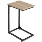 tectake Bijzettafel Erie 40x30x63cm - Industrieel licht hout, Huis en Inrichting, Tafels | Bijzettafels, Verzenden, Nieuw