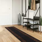 vidaXL Tapijt Runner MARSA Zwart 50 x 250 cm Polyester en, Verzenden