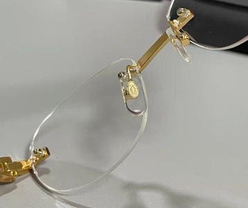 Cartier - CT045SCartier Rimless Glasses - Lunettes de vue