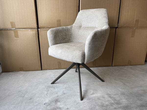 Veiling - Eetkamerstoel Monzi (set van 8) - Stof - Desert, Huis en Inrichting, Stoelen