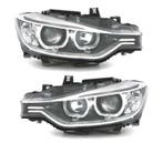 PHARES BMW F30 11-15 LED ANGEL EYES FOND NOIR, Verzenden
