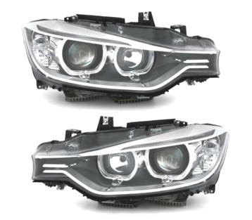 PHARES BMW F30 11-15 LED ANGEL EYES FOND NOIR, Verzenden