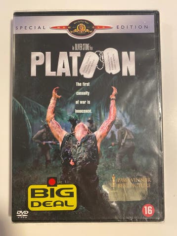 PLATOON (IN SEAL) (DVD), Gebruikt