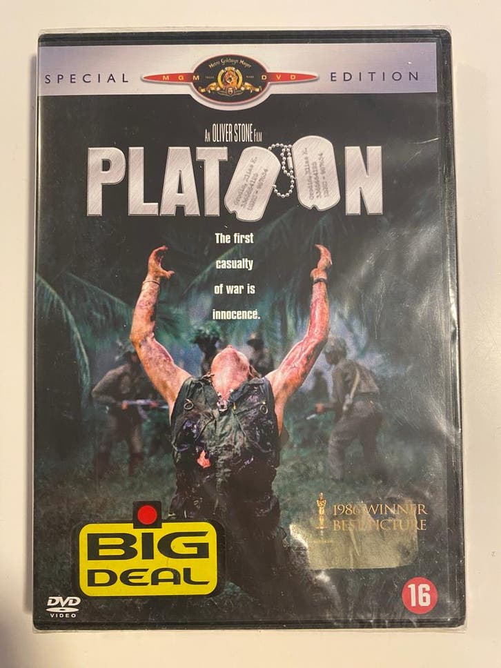 PLATOON (IN SEAL) (DVD), Cd's en Dvd's, Dvd's | Overige Dvd's, Gebruikt