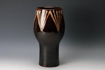 Vaas - Steengoed - Japan - Yusaimon Glazed Vase by Kanzan