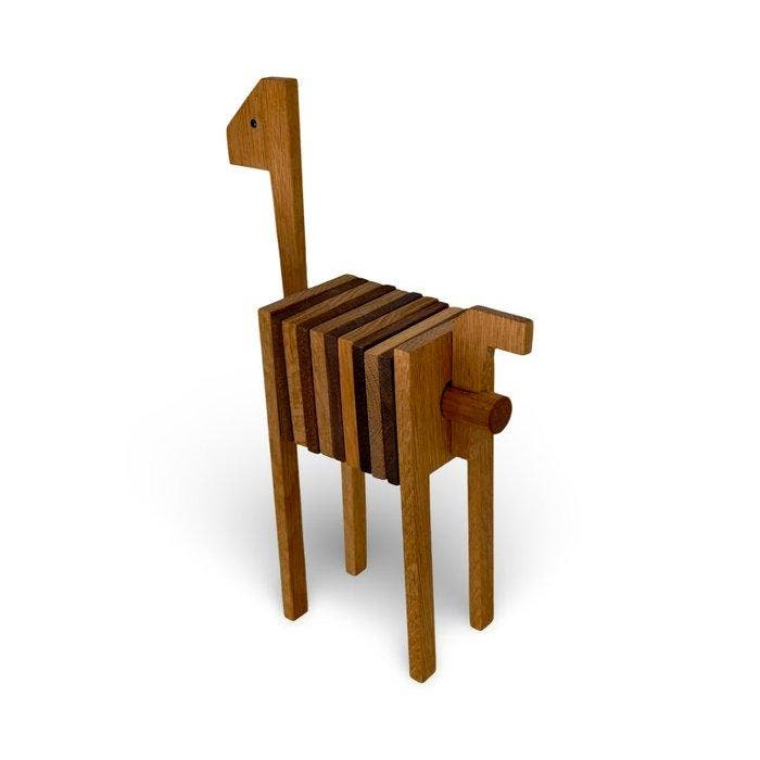 Polygrif - Moebe Designteam - Figuur - Eik en Beuk, Antiek en Kunst, Antiek | Meubels | Stoelen en Sofa's