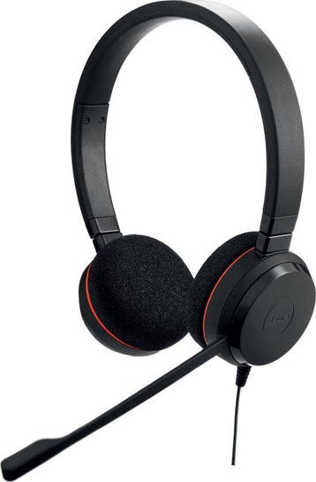 Jabra Evolve 20 MS - Stereo Zwart hoofdtelefoon, Verzenden