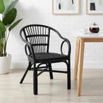 vidaXL Stapelstoel Zwart 58 x 60 x 81 cm Rattan, Verzenden