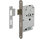 Woningbouw toilet-/badkamerslot geborsteld rvs 63/8 mm -..., Doe-het-zelf en Bouw, Ophalen of Verzenden, Nieuw, Slot
