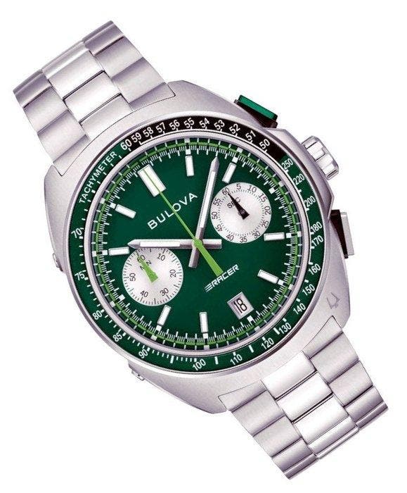 Bulova - Chrono SPORT RACER STEEL - Special Edition 2026 -, Handtassen en Accessoires, Horloges | Heren