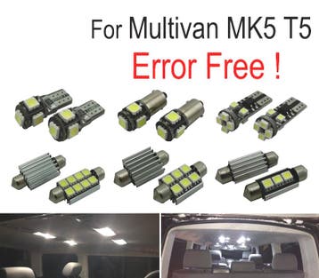 KIT 18 AMPOULES LED INTÉRIEUR POUR VOLKSWAGEN VW MULTIVAN MK, Verzenden