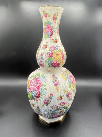 Boch Frères, keralux - Vase double gourde - Grand Vase Forme