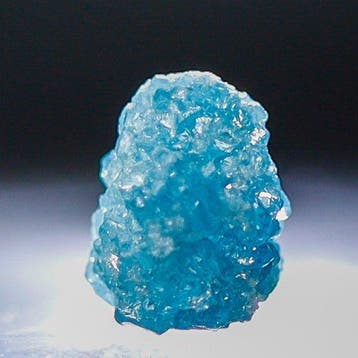 Vivid Iceberg Blue Diamond • Sans prix de réserve • Lustre