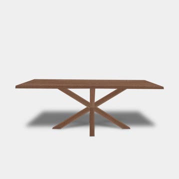 Tafel Boomstam eikenhout  Matrix hout  160x90, Huis en Inrichting, Tafels | Eettafels, Nieuw
