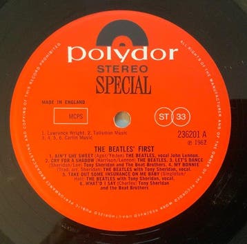 Beatles - The Beatles First - 1967 UK original Polydor press