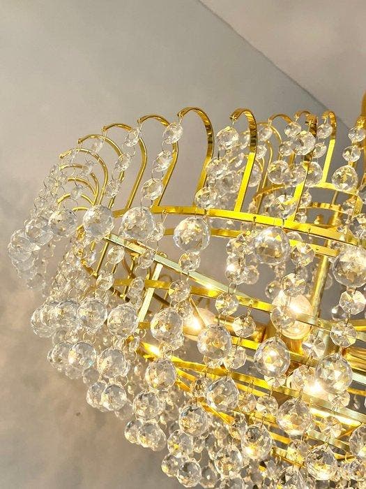 Cristalstrass - Lustre - Cristal, Antiek en Kunst, Kunst | Designobjecten