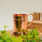 Puur koperen bierpul met handvat extra large - 500 ml/200, Ophalen of Verzenden, Nieuw