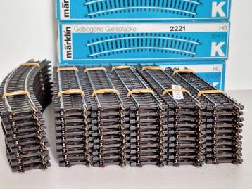 Märklin H0 - K-rails 2200, 2207, 2221, 2231 - Voie ferrée