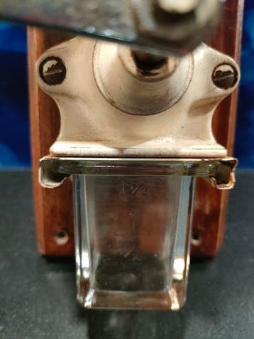 Douwe Egberts - Koffiemolen - Keramiek, Hout, Glas, Metaal