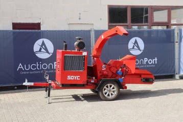 Veiling: Houtversnipperaar SDYC YC-6140 Diesel 39kW 2025 Nie, Ophalen