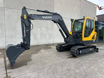 Veiling: Midigraafmachine Volvo EC55B Diesel 2012, Articles professionnels, Ophalen