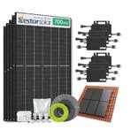 Zonnepanelen pakket voor schuindak - 8.4 kW - 12x 700, Doe-het-zelf en Bouw, Zonnepanelen en Toebehoren, Ophalen of Verzenden
