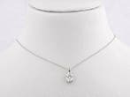 Zonder minimumprijs - Ketting met hanger - 14 karaat Witgoud