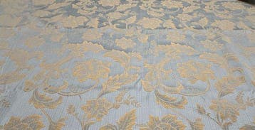Grand tissu jacquard pour tapisserie « Royal Damask Celeste