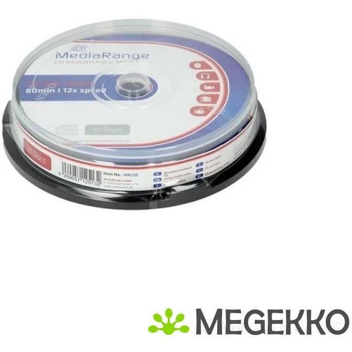 MediaRange MR235 (her)schrijfbare CD, Informatique & Logiciels, Ordinateurs & Logiciels Autre, Envoi