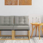 vidaXL Buiten Midden Sofa Massief acaciahout en, Verzenden