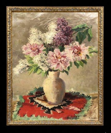 Kremeni (c. 1960) - Bouquet à Pivoines
