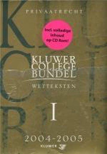 KLUWER COLLEGEBUNDEL 2004/2005 + CD - Onbekend, Verzenden